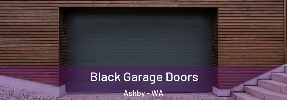  Black Garage Doors Ashby - WA