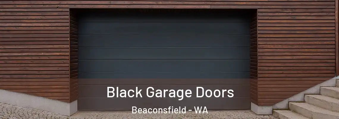  Black Garage Doors Beaconsfield - WA