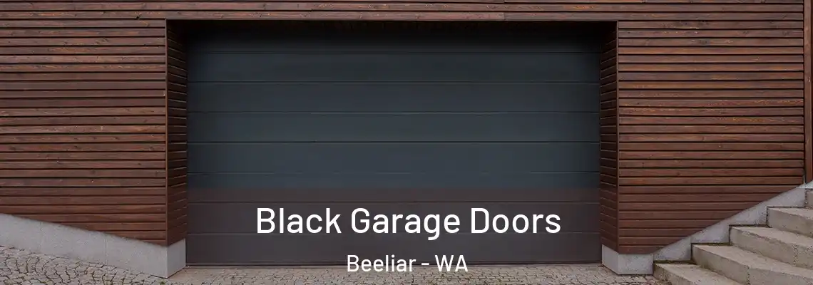  Black Garage Doors Beeliar - WA
