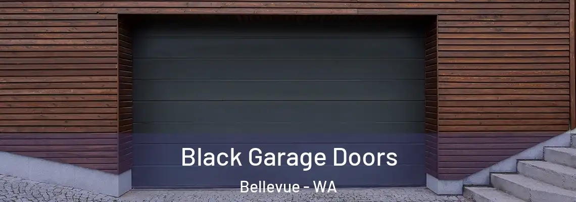 Black Garage Doors Bellevue - WA