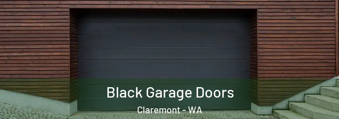Black Garage Doors Claremont - WA