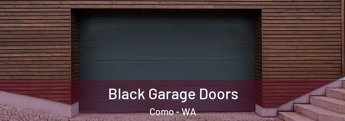  Black Garage Doors Como - WA