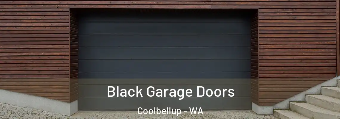  Black Garage Doors Coolbellup - WA