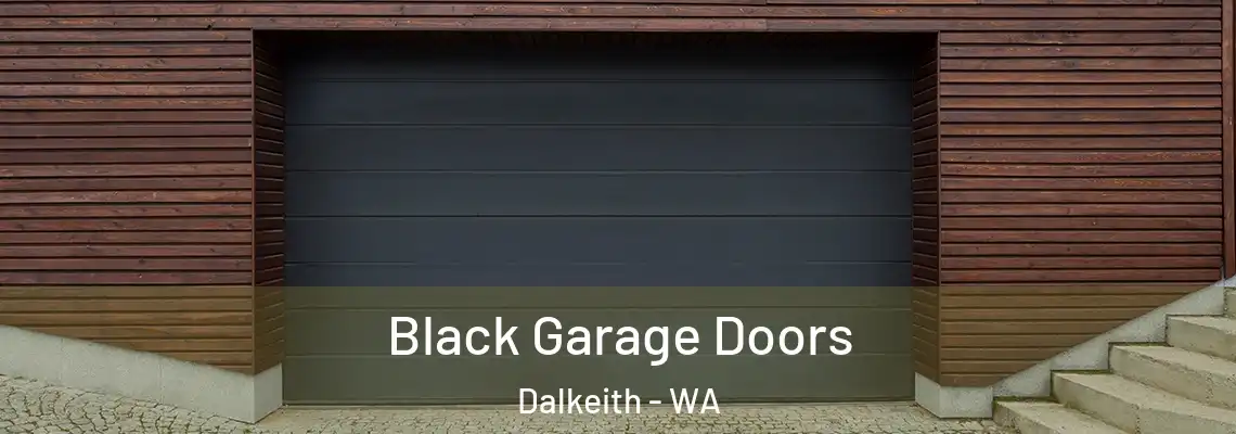  Black Garage Doors Dalkeith - WA