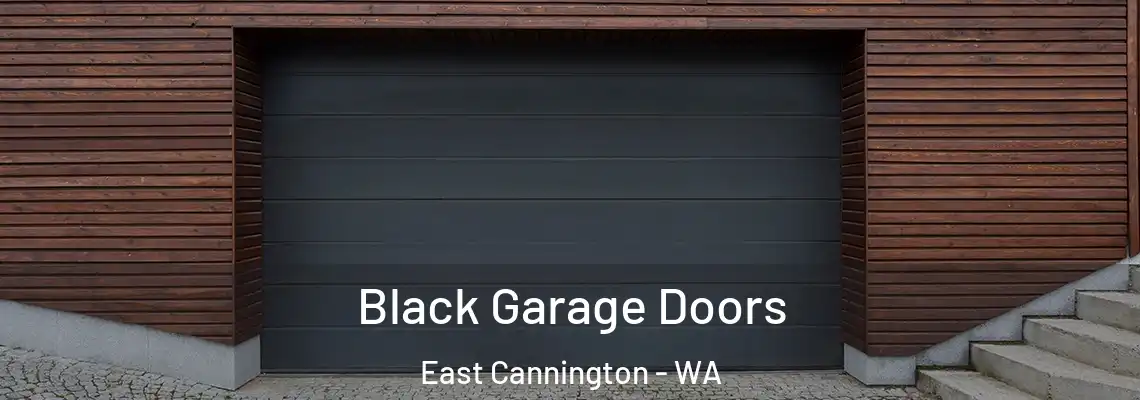  Black Garage Doors East Cannington - WA