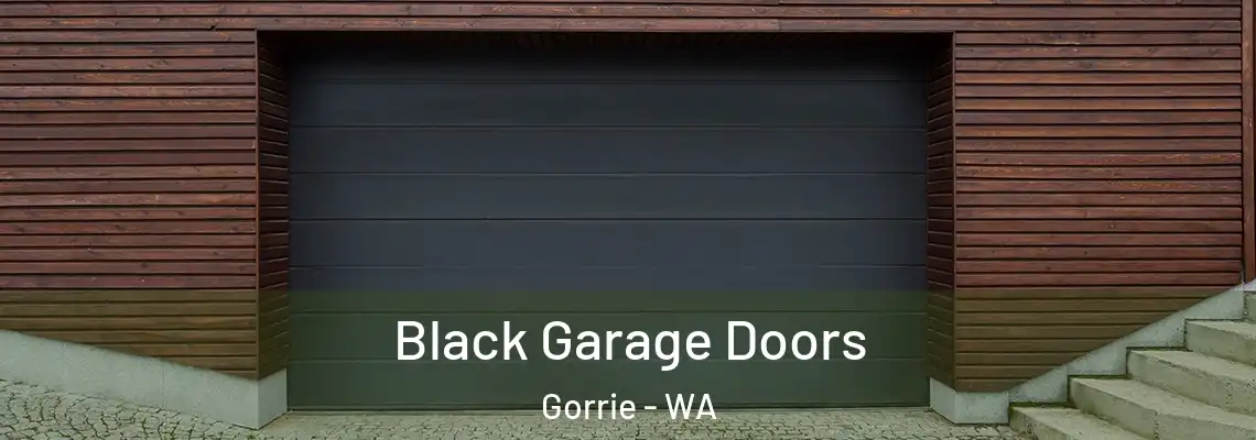  Black Garage Doors Gorrie - WA