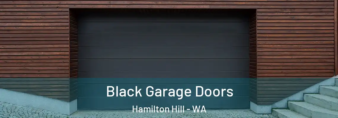  Black Garage Doors Hamilton Hill - WA