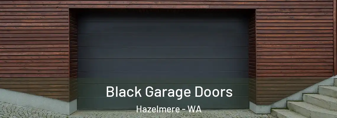  Black Garage Doors Hazelmere - WA