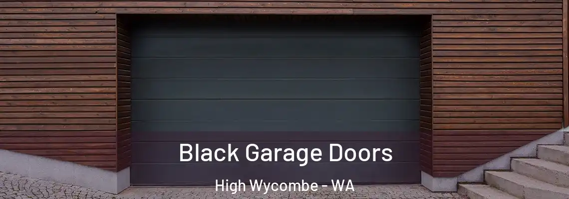  Black Garage Doors High Wycombe - WA