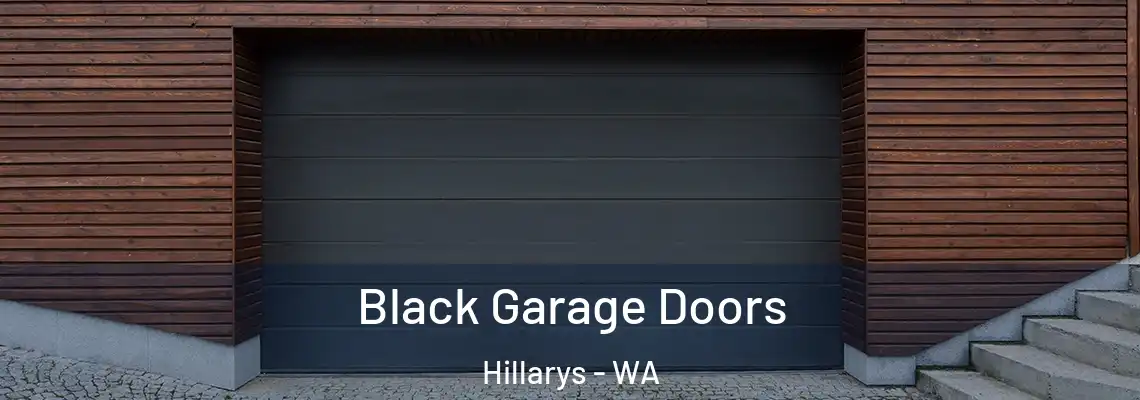  Black Garage Doors Hillarys - WA
