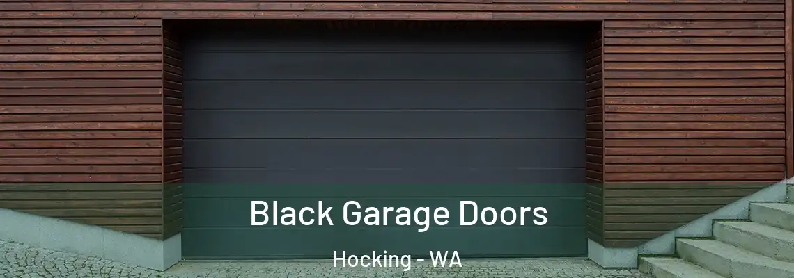 Black Garage Doors Hocking - WA