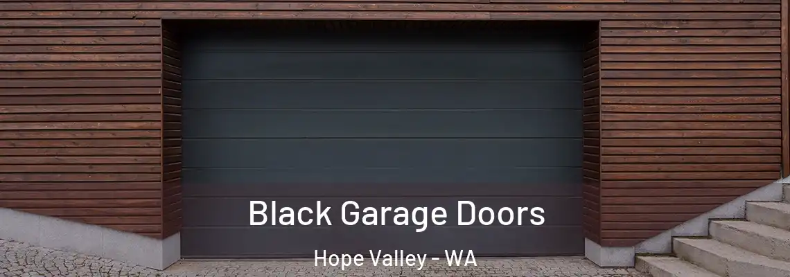  Black Garage Doors Hope Valley - WA