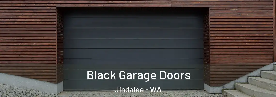  Black Garage Doors Jindalee - WA