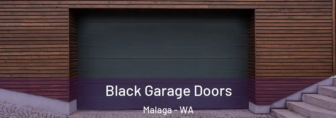  Black Garage Doors Malaga - WA