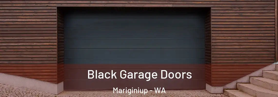  Black Garage Doors Mariginiup - WA