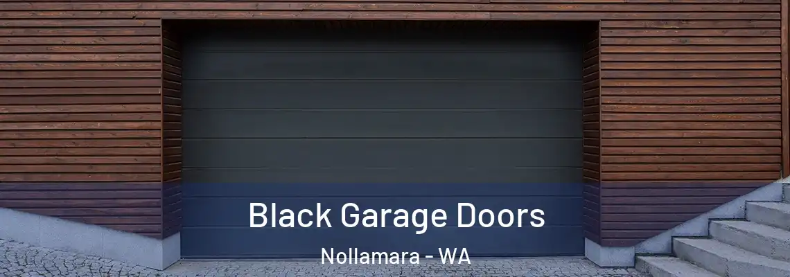  Black Garage Doors Nollamara - WA