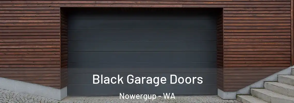  Black Garage Doors Nowergup - WA