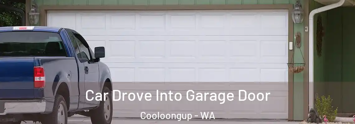  Car Drove Into Garage Door Cooloongup - WA