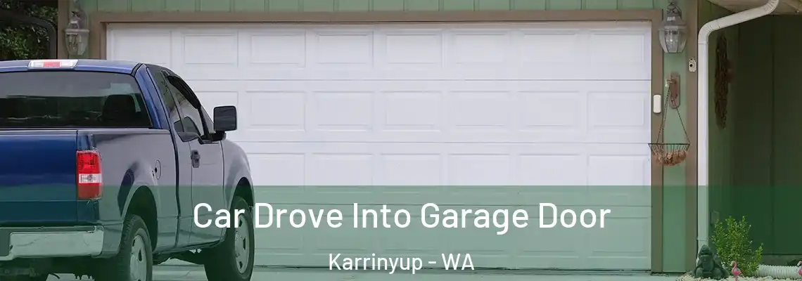  Car Drove Into Garage Door Karrinyup - WA