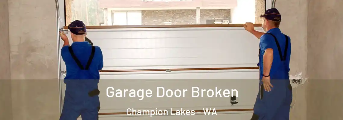  Garage Door Broken Champion Lakes - WA