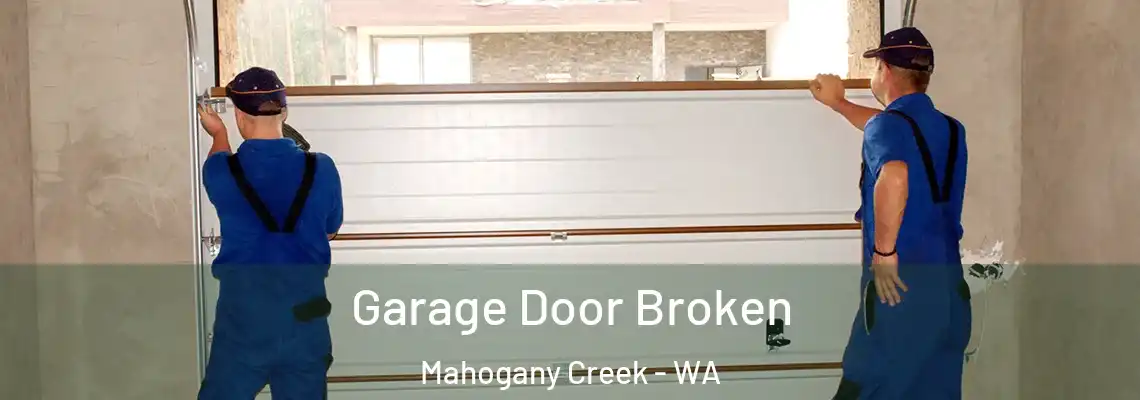  Garage Door Broken Mahogany Creek - WA