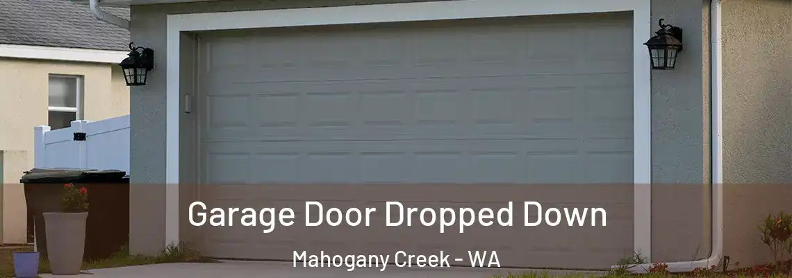  Garage Door Dropped Down Mahogany Creek - WA