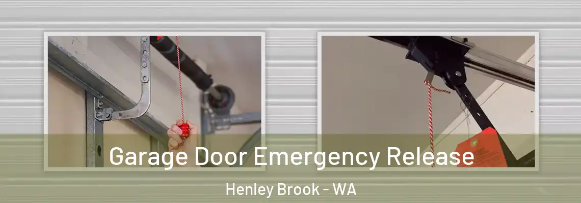 Garage Door Emergency Release Henley Brook - WA