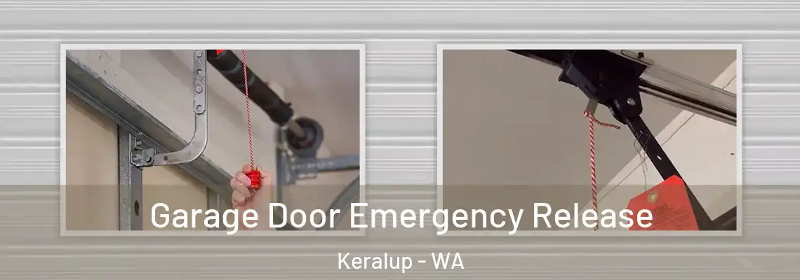  Garage Door Emergency Release Keralup - WA