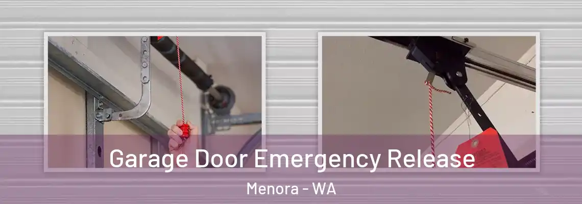  Garage Door Emergency Release Menora - WA