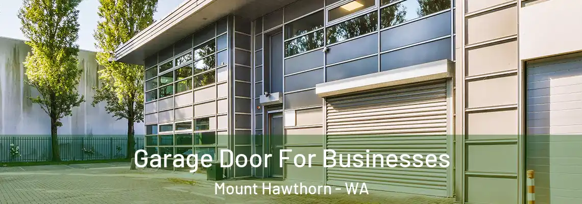  Garage Door For Businesses Mount Hawthorn - WA
