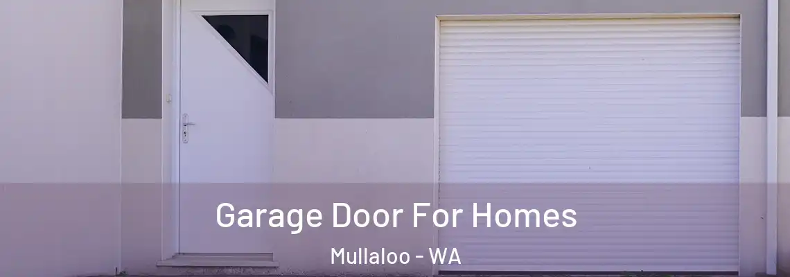  Garage Door For Homes Mullaloo - WA