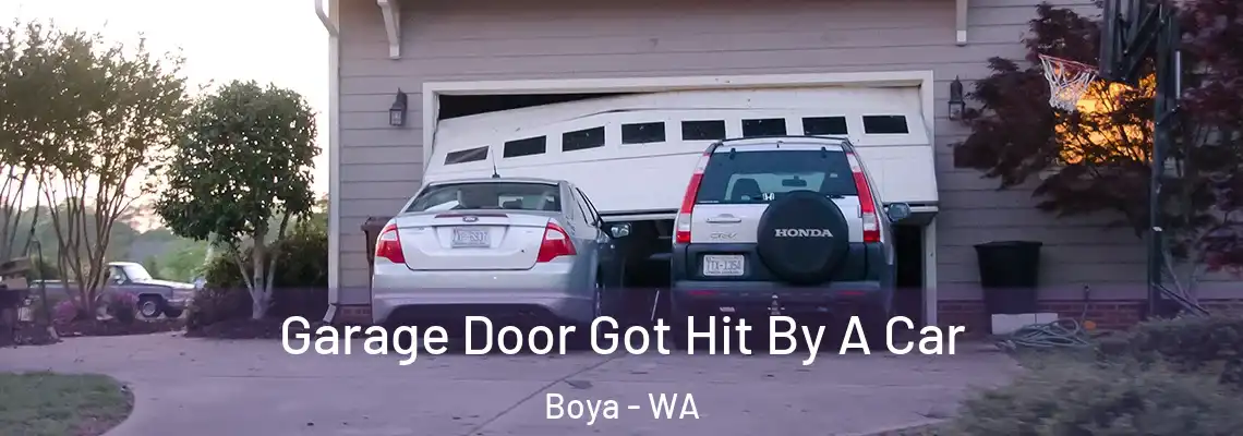  Garage Door Got Hit By A Car Boya - WA