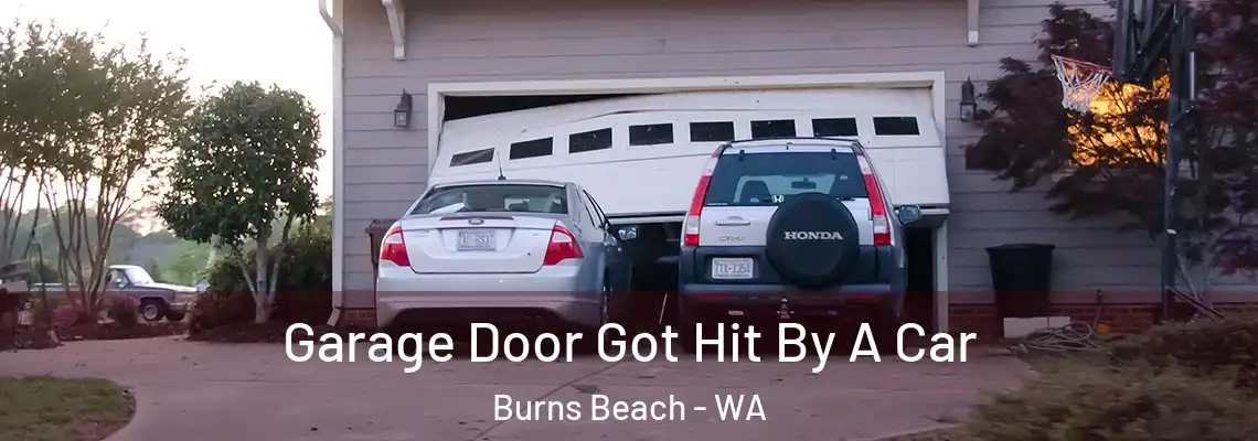  Garage Door Got Hit By A Car Burns Beach - WA