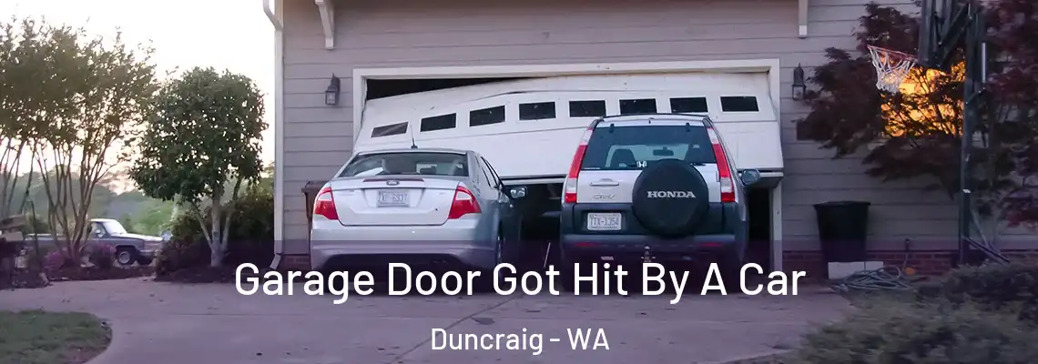  Garage Door Got Hit By A Car Duncraig - WA