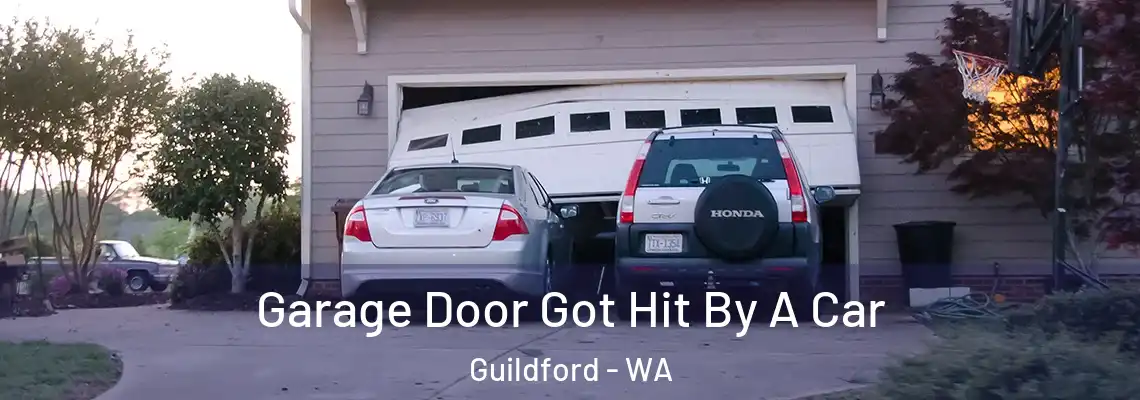  Garage Door Got Hit By A Car Guildford - WA