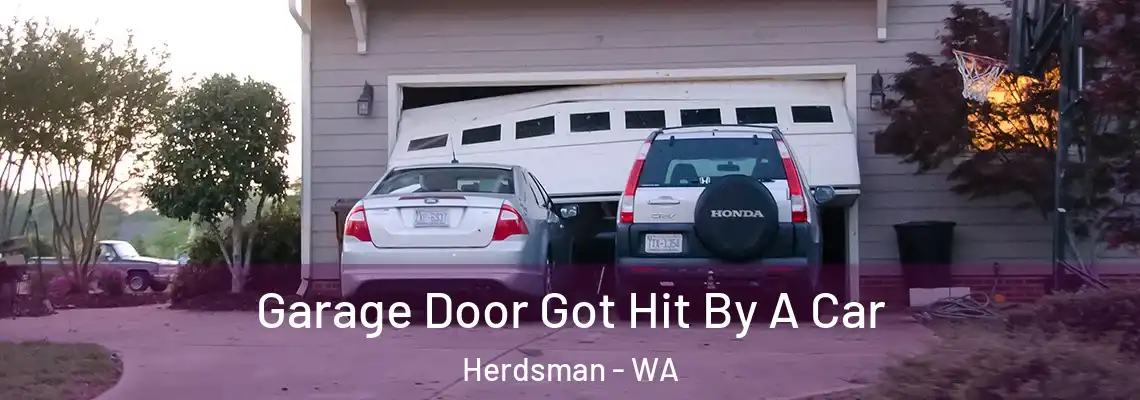  Garage Door Got Hit By A Car Herdsman - WA