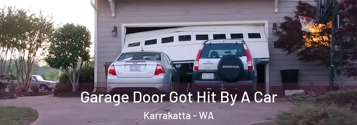  Garage Door Got Hit By A Car Karrakatta - WA