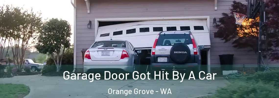  Garage Door Got Hit By A Car Orange Grove - WA