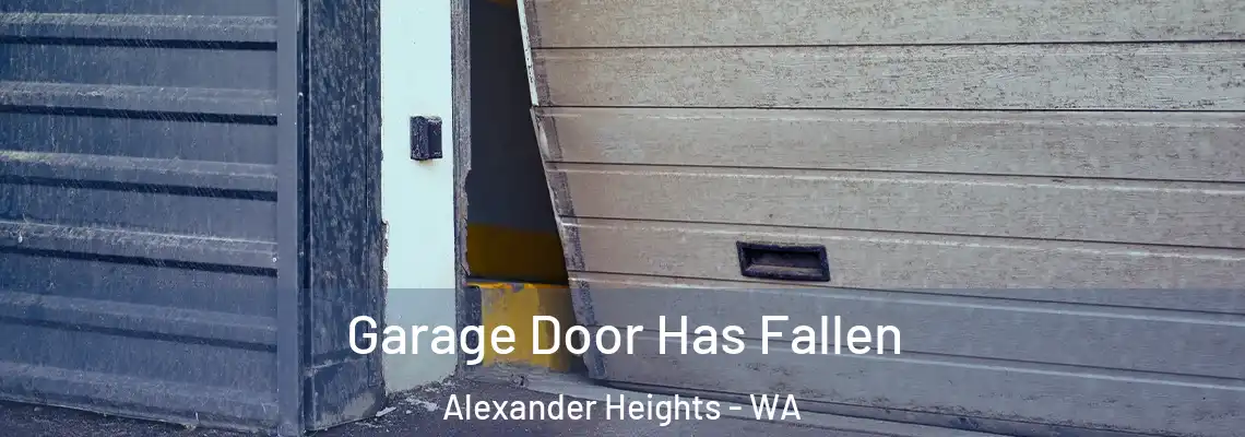  Garage Door Has Fallen Alexander Heights - WA