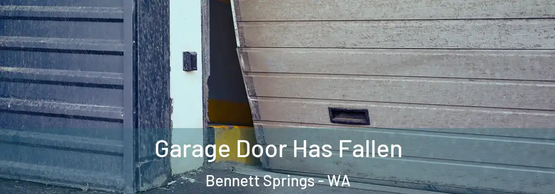  Garage Door Has Fallen Bennett Springs - WA