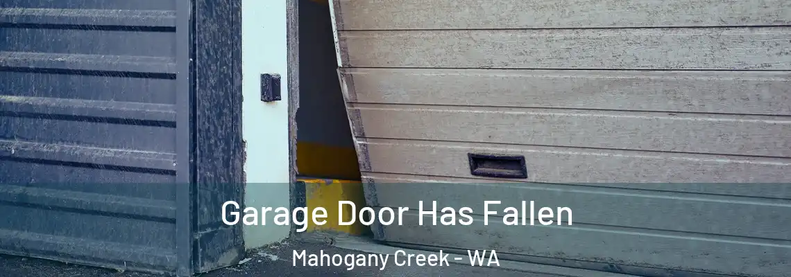  Garage Door Has Fallen Mahogany Creek - WA