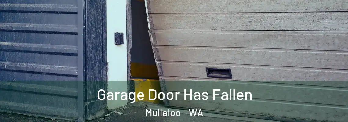  Garage Door Has Fallen Mullaloo - WA