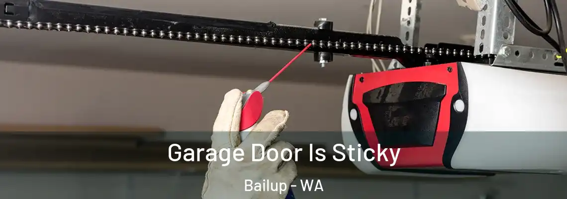  Garage Door Is Sticky Bailup - WA