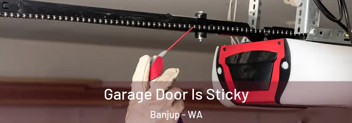 Garage Door Is Sticky Banjup - WA