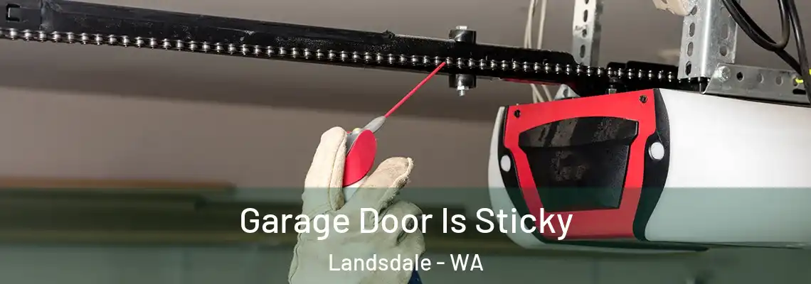  Garage Door Is Sticky Landsdale - WA