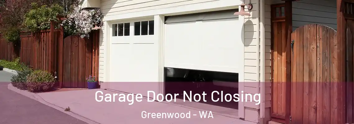  Garage Door Not Closing Greenwood - WA