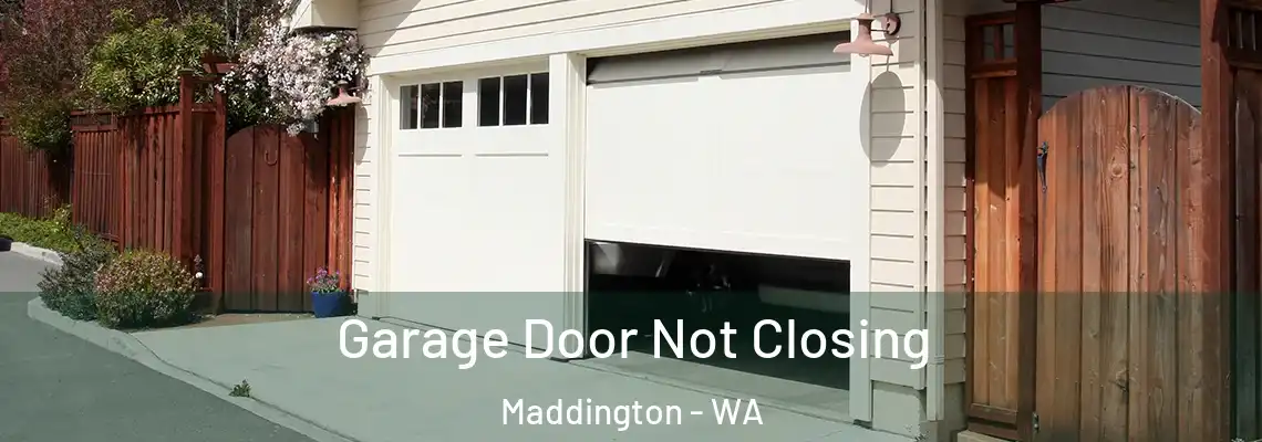  Garage Door Not Closing Maddington - WA