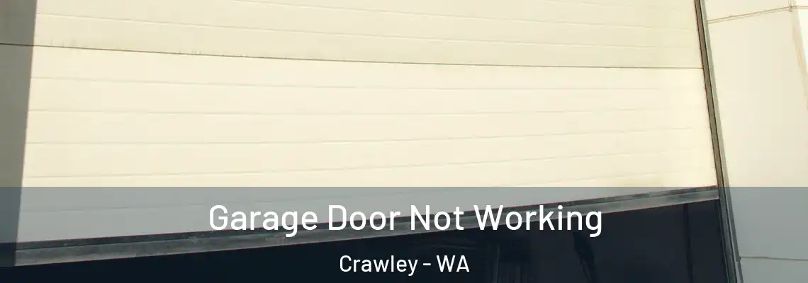  Garage Door Not Working Crawley - WA