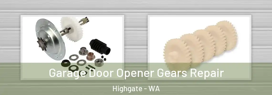  Garage Door Opener Gears Repair Highgate - WA