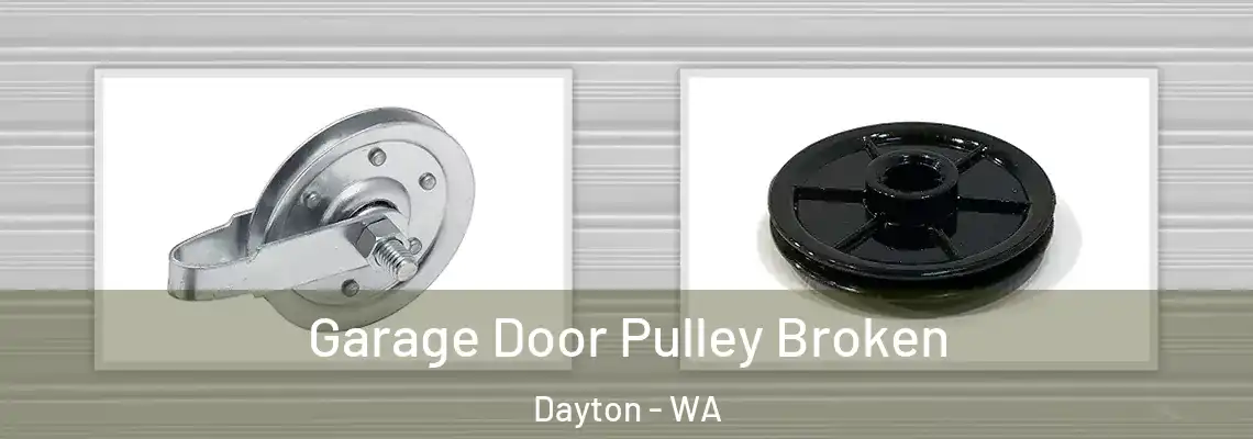  Garage Door Pulley Broken Dayton - WA